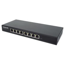 Intellinet 8-Port Gigabit Ethernet PoE+ Switch with PoE Passthrough, 1x Ultra PoE++ IEEE 802.3bt (4PPoE) PD PoE Port with 90...