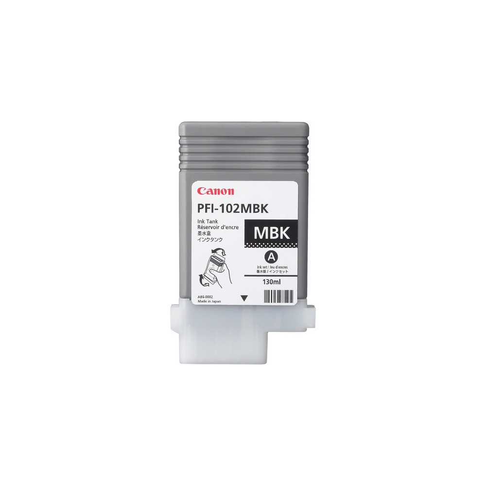 Canon PFI-102MBK ink cartridge Original Matte black Canon PFI-102MBK ink cartridge Original Matte black