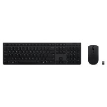 Lenovo 4X31K03931 keyboard Mouse included RF Wireless + Bluetooth US English Black