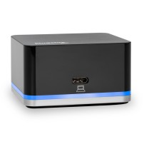 Plugable Technologies UD-CUBE-15W laptop dock/port replicator Docking USB 3.2 Gen 1 (3.1 Gen 1) Type-C Black