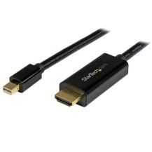 StarTech.com 15ft (5m) Mini DisplayPort to HDMI Cable - 4K 30Hz Video - mDP to HDMI Adapter Cable - Mini DP or Thunderbolt...