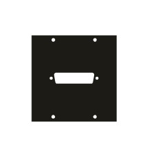 Middle Atlantic Products 1DB25 socket-outlet VGA Black