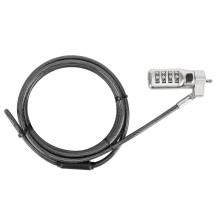 Targus ASP86RGL cable lock Black, Silver 1.98 m