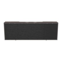 Middle Atlantic Products C3K4D1HA3D4ZPLBK AV equipment stand Black, Brown, Wood