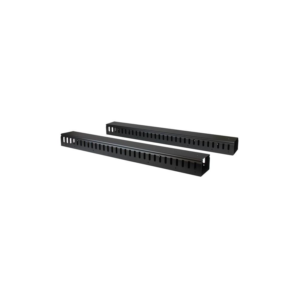 StarTech.com Vertical Cable Organizer with Finger Ducts - 0U - 6 ft.