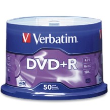 Verbatim 95037-6X50PK blank DVD 4.7 GB DVD+R 50 pc(s)