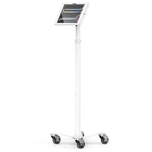 Compulocks iPad Pro M4 13' (2024), Apex Enclosure Rolling Cart - Rise Freedom White