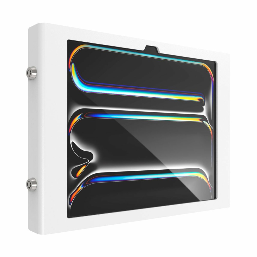 Compulocks iPad Pro M4 13' (2024), Apex Secured Enclosure Wall Mount - White Compulocks iPad Pro M4 13' (2024), Apex Secured Enclosure Wall Mount - White