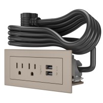 Chief KRARPC22N socket-outlet 2 x Type B + 2 x USB Type A Nickel
