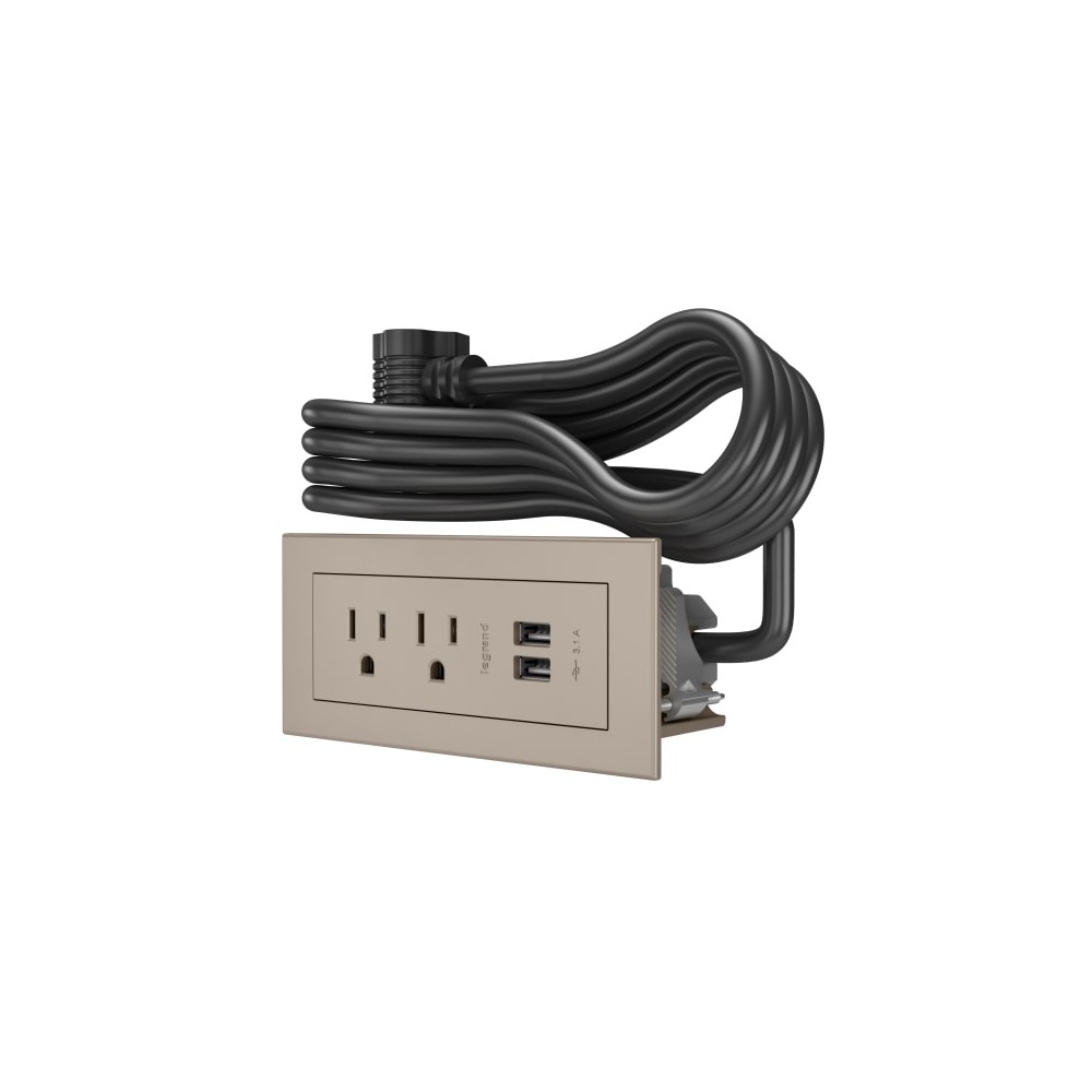 Chief KRARPC22N socket-outlet 2 x Type B + 2 x USB Type A Nickel Chief KRARPC22N socket-outlet 2 x Type B + 2 x USB Type A Nickel