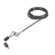StarTech.com 3-in-1 Universal Laptop Lock 6.6ft (2m), Master Keyed Locking Cable, Computer Security, Compatible w/Noble...