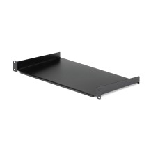StarTech.com 1U Fixed Server Rack Mount Shelf - 10in Deep Steel Universal Cantilever Tray for 19' AV/ Network Equipment Rack...