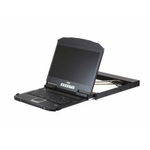 ATEN CL3800NW rack console 47 cm (18.5') 1920 x 1080 pixels Metal, Plastic Black 1U