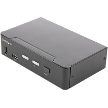 StarTech.com 2 Port HDMI KVM Switch - Single Monitor 4K 60Hz Ultra HD HDR - Desktop HDMI 2.0 KVM Switch with 2 Port USB 3.0...