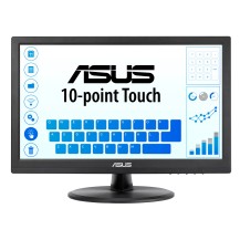 ASUS VT168HR computer monitor 39.6 cm (15.6') 1366 x 768 pixels WXGA LED Touchscreen Black
