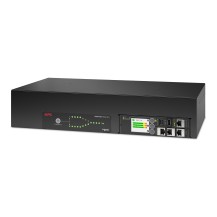 APC Netshelter Rack Automatic Transfer Switch, 2U, 30A, 200/208V, 2 L6-30 IN, 16 C13, 2 C19 OUT, 50/60Hz