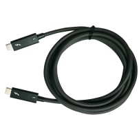 QNAP CAB-TBT315M-40G Thunderbolt cable 1.5 m 40 Gbit/s Black