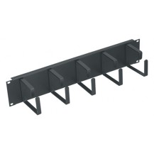 Middle Atlantic Products Horizontal Cable Manager, 2 RU, D-Ring