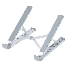 StarTech.com Foldable Laptop Riser Stand, Portable Height Adjustable Ergonomic Laptop Stand, Ventilated Aluminum Frame...
