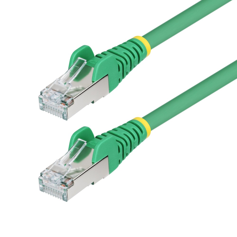 StarTech.com 10ft Green CAT6a Ethernet Cable, Snagless RJ45, 10GbE, 100W PoE++, S/FTP, LSZH, 27AWG Pure Bare Copper Wire... StarTech.com 10ft Green CAT6a Ethernet Cable, Snagless RJ45, 10GbE, 100W PoE++, S/FTP, LSZH, 27AWG Pure Bare Copper Wire...