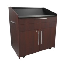 Middle Atlantic Products L5KCB2SETNAZP002 Lectern Black, Wood