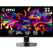 MSI MAG 321UPX QD-OLED computer monitor 80 cm (31.5') 3840 x 2160 pixels 4K Ultra HD Black