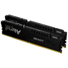 Kingston Technology FURY Beast 128GB 5600MT/s DDR5 CL40 DIMM (Kit of 2) Black