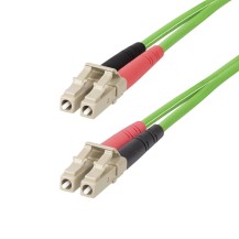 StarTech.com 7m (22.9ft) LC to LC (UPC) OM5 Multimode Fiber Optic Cable, 50/125µm Duplex LOMMF Zipcord, VCSEL, 40G/100G, LSZH...