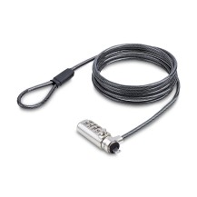 StarTech.com Slim Lock Noble Wedge® Slot Compatible, 5ft (1.5m) Locking Cable, Desk Anti-Theft Security For Laptop/Notebook...