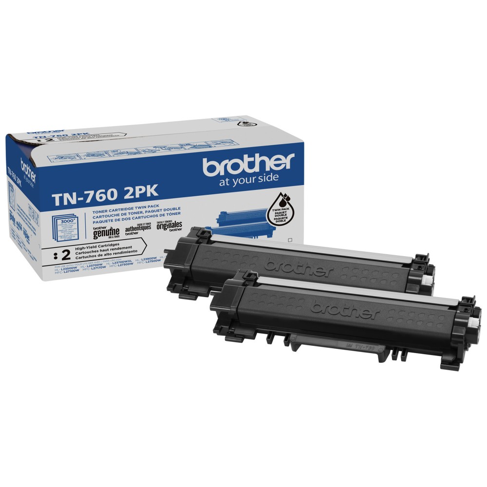 Brother TN-7602PK toner cartridge 2 pc(s) Original Black Brother TN-7602PK toner cartridge 2 pc(s) Original Black