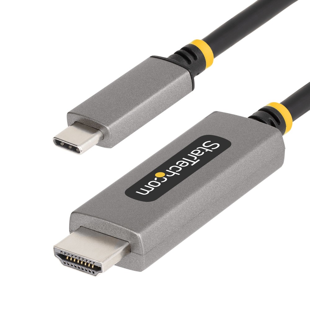 StarTech.com 10ft (3m) USB-C to HDMI Adapter Cable, 8K 60Hz, 4K 144Hz, HDR10, USB Type-C to HDMI 2.1 Video Converter Cable...