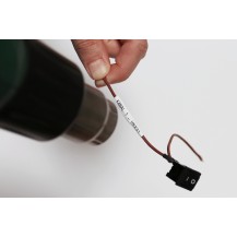 Brother HSE-211E label-making tape Black on white