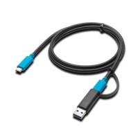 Kensington K38312WW USB cable USB 3.2 Gen 2 (3.1 Gen 2) 1 m USB A USB C Black