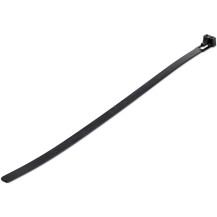 StarTech.com 10'(25cm) Reusable Cable Ties - 1/4'(7mm) wide, 2-1/2'(65mm) Bundle Dia. 50lb(22kg) Tensile Strength, Releasable...