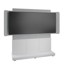 Middle Atlantic Products FM-DS-6675FS-KD8W TV mount/stand 2.06 m (81') Grey, Silver, White