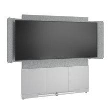 Middle Atlantic Products FM-DS-6675FW-KD8W TV mount/stand 2.06 m (81') Grey, Silver, White