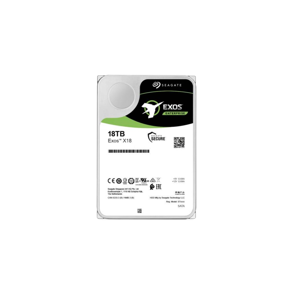 Seagate Enterprise ST18000NM004J internal hard drive 18 TB 7200 RPM 256 MB 3.5' SAS Seagate Enterprise ST18000NM004J internal hard drive 18 TB 7200 RPM 256 MB 3.5' SAS