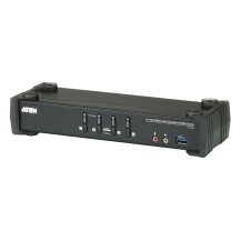 ATEN 4-Port USB 3.1 Gen 1 4K DisplayPort 1.2 KVMP™ Switch with Audio (KVM cables included)