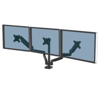 Fellowes Platinum Series Triple Monitor Arm - Monitor Mount for Three 7KG 27 Inch Screens - Adjustable Triple Monitor Desk...