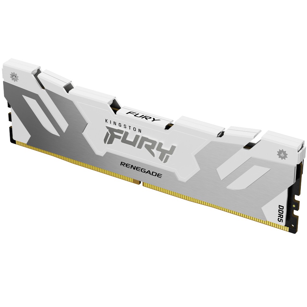 Kingston Technology FURY 16GB 8000MT/s DDR5 CL38 DIMM Renegade White XMP Kingston Technology FURY 16GB 8000MT/s DDR5 CL38 DIMM Renegade White XMP