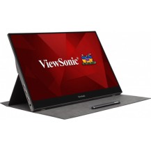 Viewsonic TD1655 computer monitor 39.6 cm (15.6') 1920 x 1080 pixels Full HD LED Touchscreen Multi-user Black, Silver