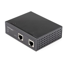 StarTech.com Industrial Gigabit PoE Injector - High Speed/High Power 90W - 802.3bt PoE++ 52V-56VDC DIN Rail UPoE/Ultra Power...