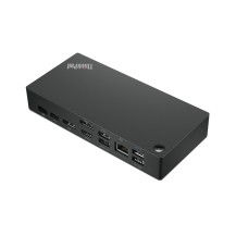 Lenovo 40AY0090US laptop dock/port replicator Wired USB 3.2 Gen 1 (3.1 Gen 1) Type-C Black