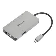 Targus DOCK419USZ laptop dock/port replicator Wired USB 3.2 Gen 1 (3.1 Gen 1) Type-C Grey