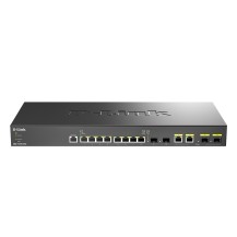 D-Link 8-port 10GBASE-T, 2-port SFP+ and 2-port 10GBASE-T/SFP+ Multi-Gigabit Smart Managed Switch