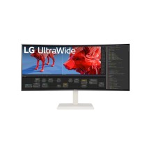 LG 38BR85QC-W computer monitor 96.5 cm (38') 3840 x 1600 pixels UltraWide Quad HD+ LCD White
