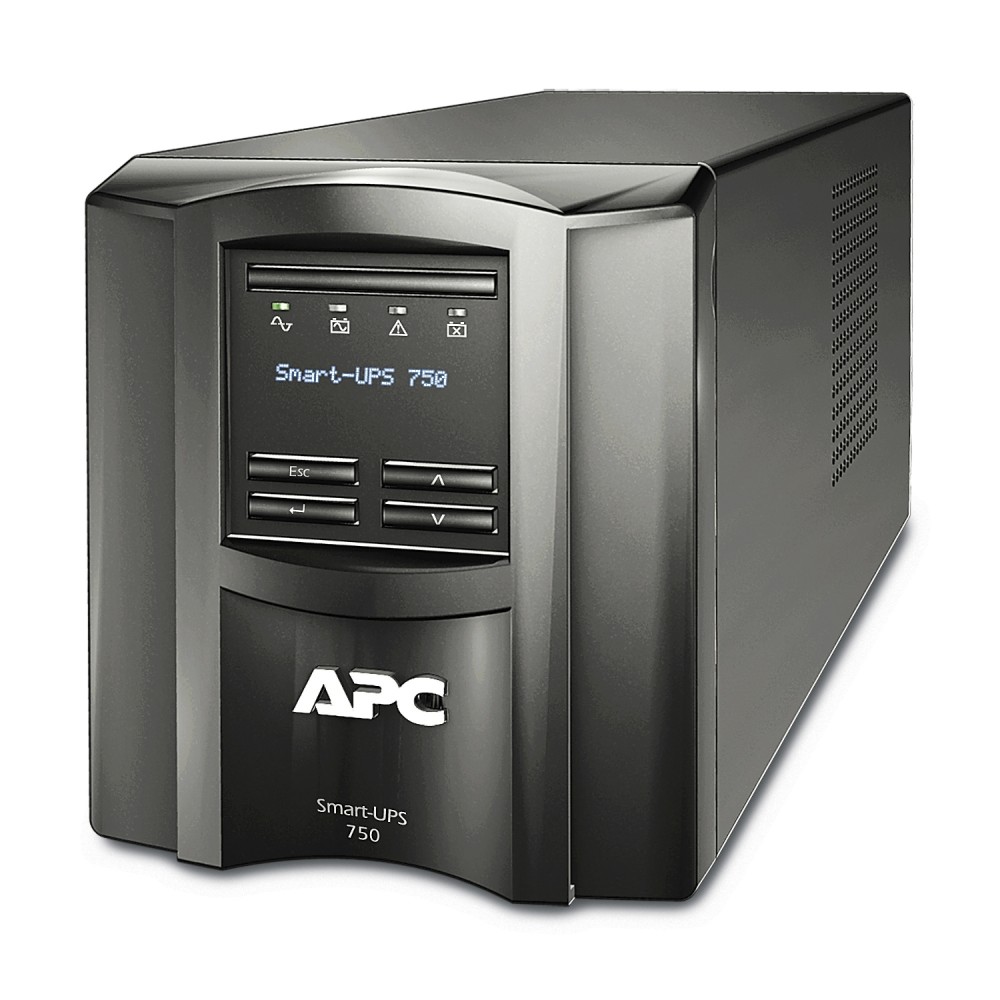APC SMT750X93 uninterruptible power supply (UPS) Line-Interactive 0.75 kVA 500 W 6 AC outlet(s) APC SMT750X93 uninterruptible power supply (UPS) Line-Interactive 0.75 kVA 500 W 6 AC outlet(s)