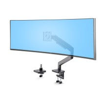 StarTech.com Monitor Desk Mount for up to 49in 32:9 Ultrawide Curved Screens, Mechanical Spring Arm, C-Clamp/Grommet, Tool...