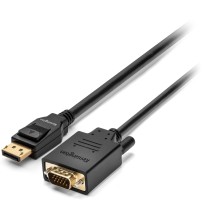 Kensington DisplayPort 1.2 (M) to VGA (M) passive unidirectional cable, 1.8m (6ft)