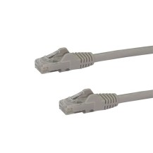 StarTech.com 25ft CAT6 Ethernet Cable - Gray CAT 6 Gigabit Ethernet Wire -650MHz 100W PoE RJ45 UTP Network/Patch Cord...